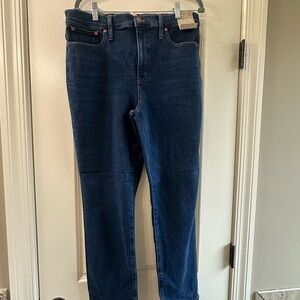 Madewell Indigo Straight Leg Jeans
